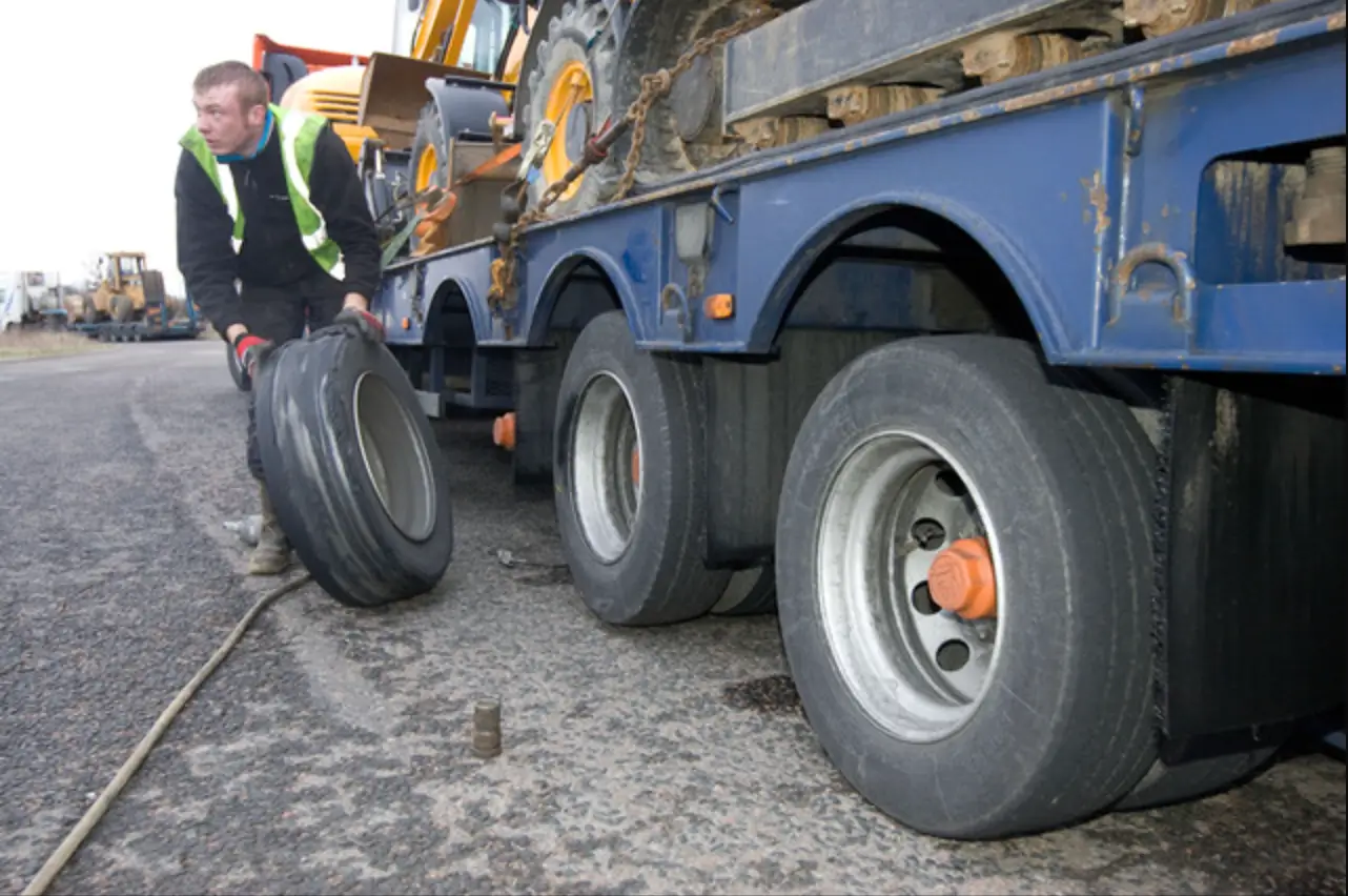Flat Tyre in London