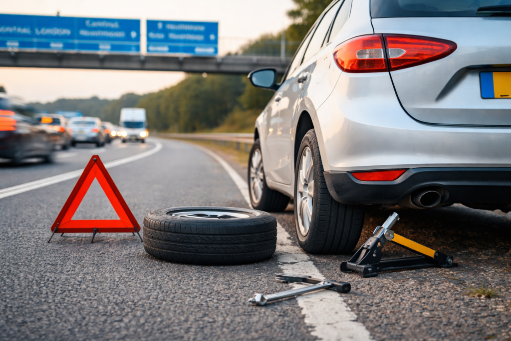 What to Do If You Get a Flat Tyres on a London Highway